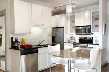 Granite countertops in kitchen & bathrooms